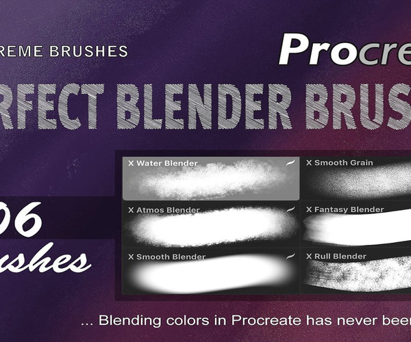 ArtStation - Procreate Blend Brushes | Brushes