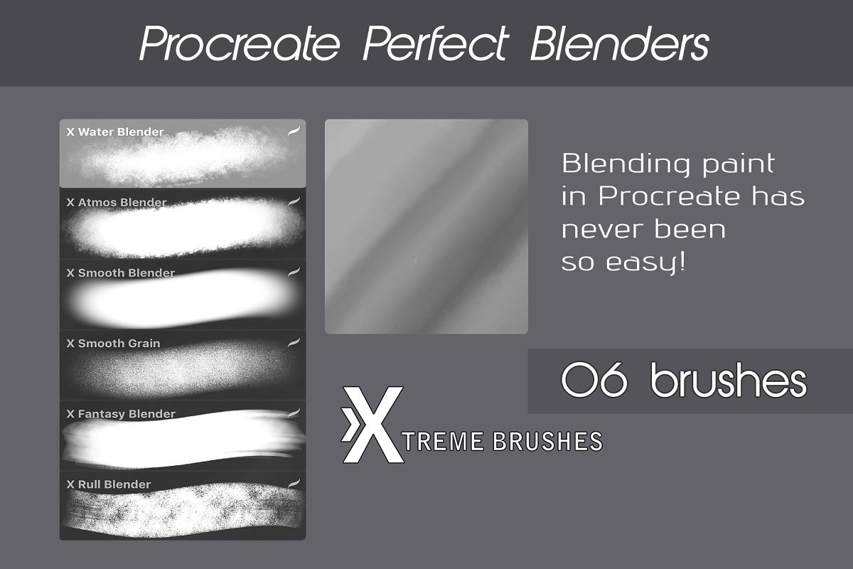 ArtStation - Procreate Blend Brushes | Brushes