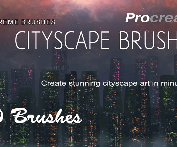 procreate cityscape brush free