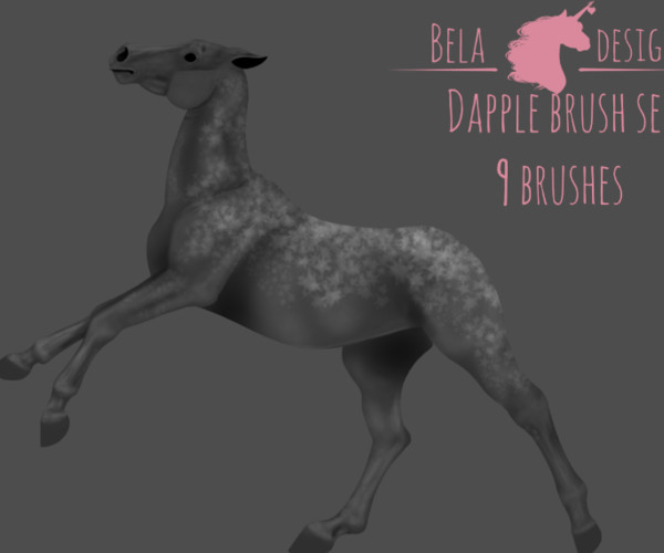 ArtStation Beladesigns' Dapple Brush set Brushes