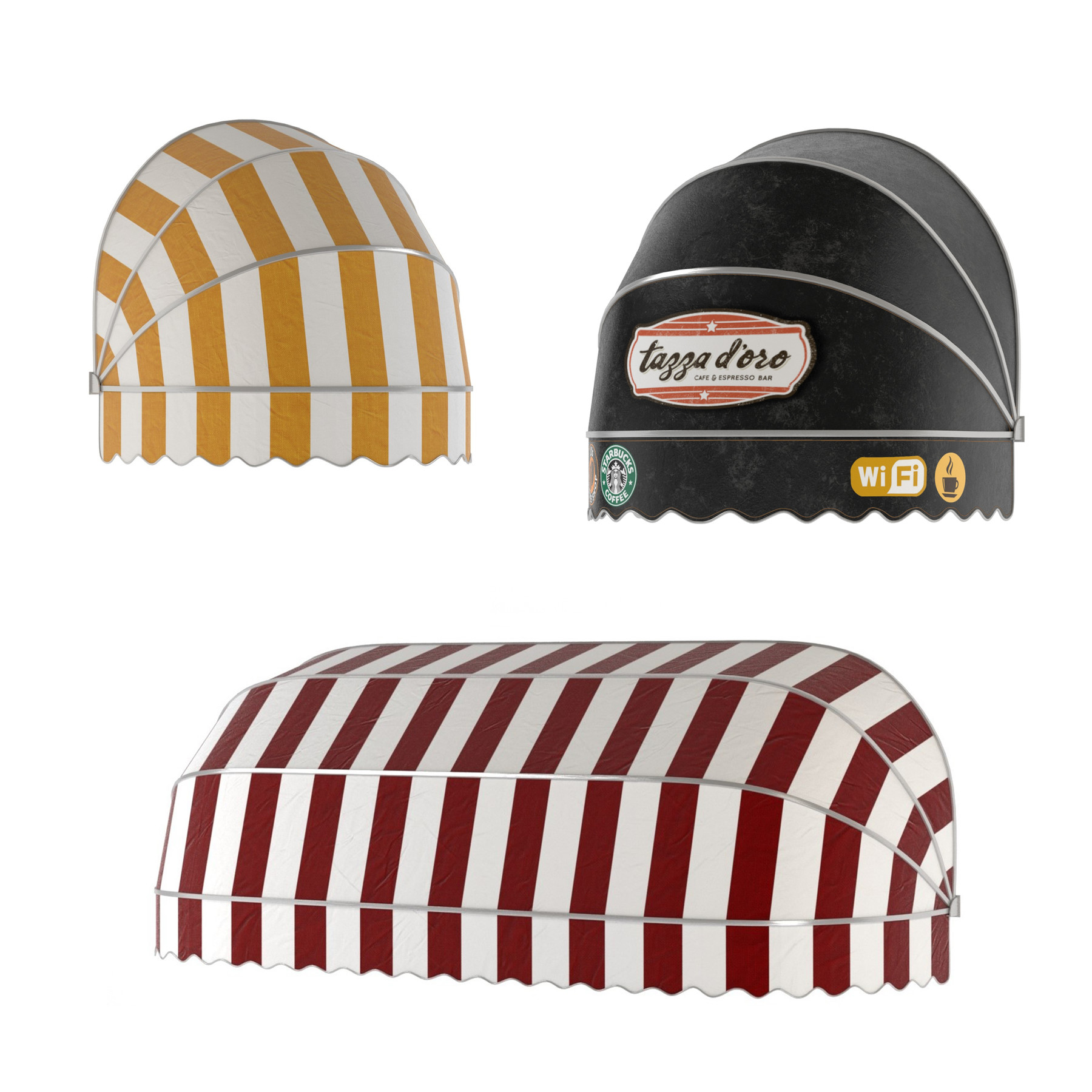 ArtStation Awning collection vol.01 Game Assets