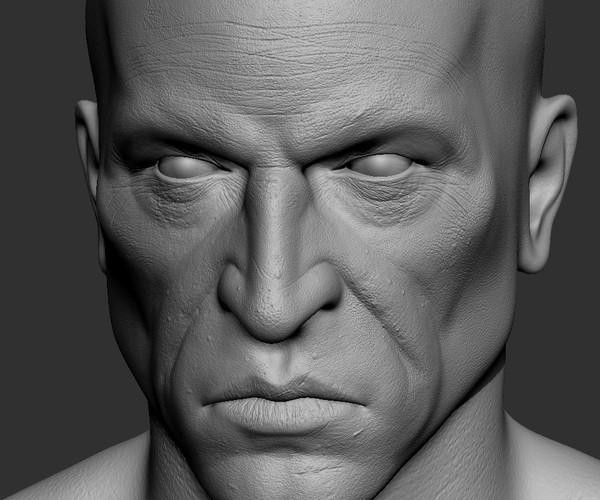 ArtStation - Zbrush Skin / pores alpha with base mesh | Brushes