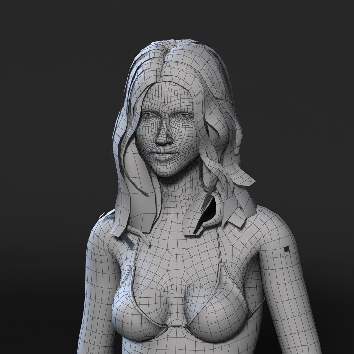 Illaoi 3D Model woman holding ball 3D model 3D printable