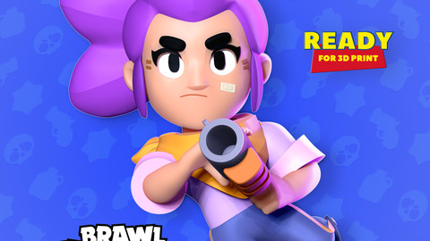Shelly - Brawl Stars Fanart