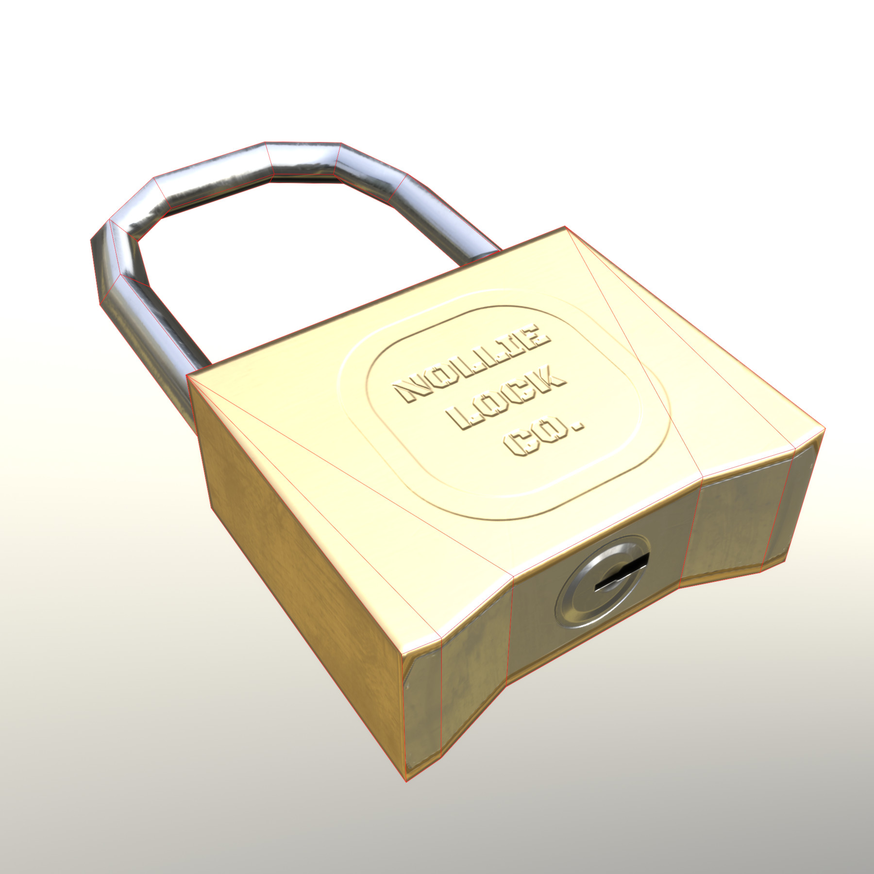 ArtStation Padlock Clean&Rusty Game Assets