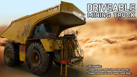 Unreal Engine Driveable Mining Truck
