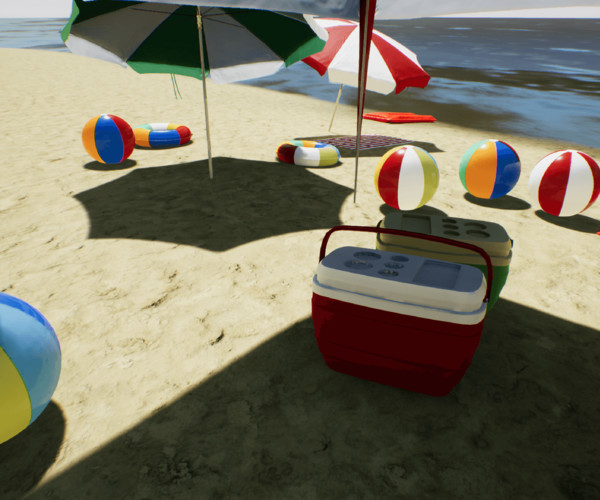 ArtStation - Beach Summer Pack | Game Assets