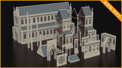 Medieval Catedral Kitbash
