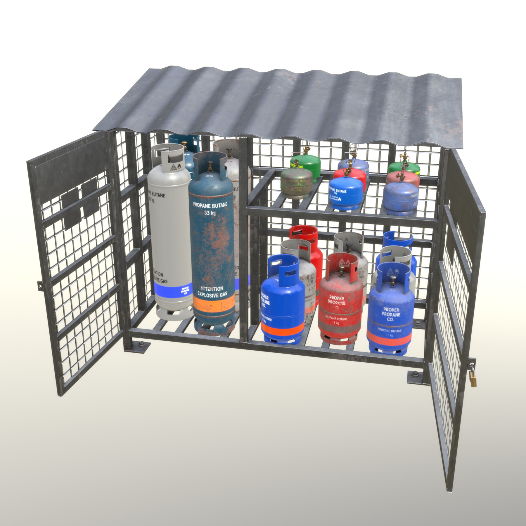 ArtStation Gas Cylinder Collection Game Assets