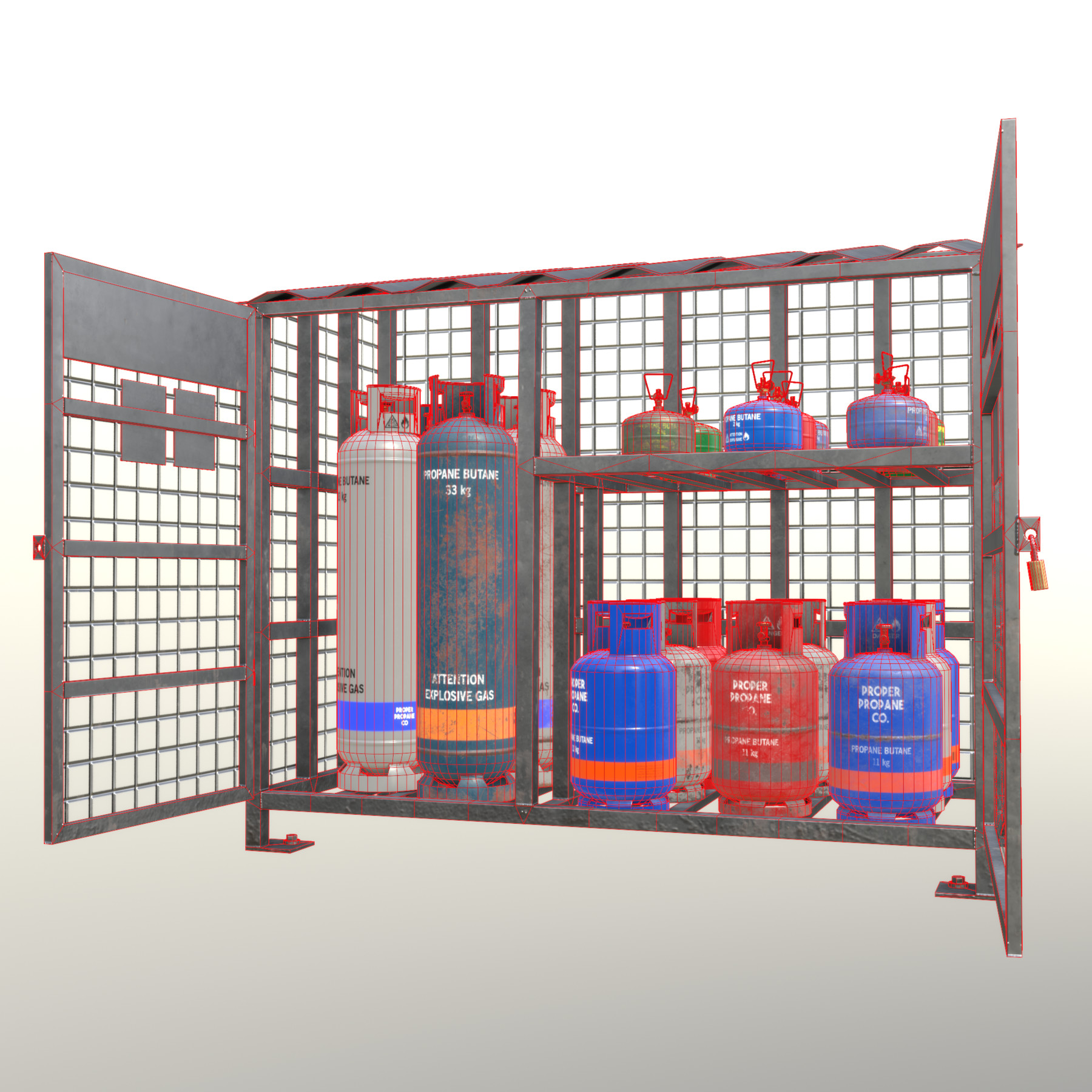 ArtStation Gas Cylinder Collection Game Assets