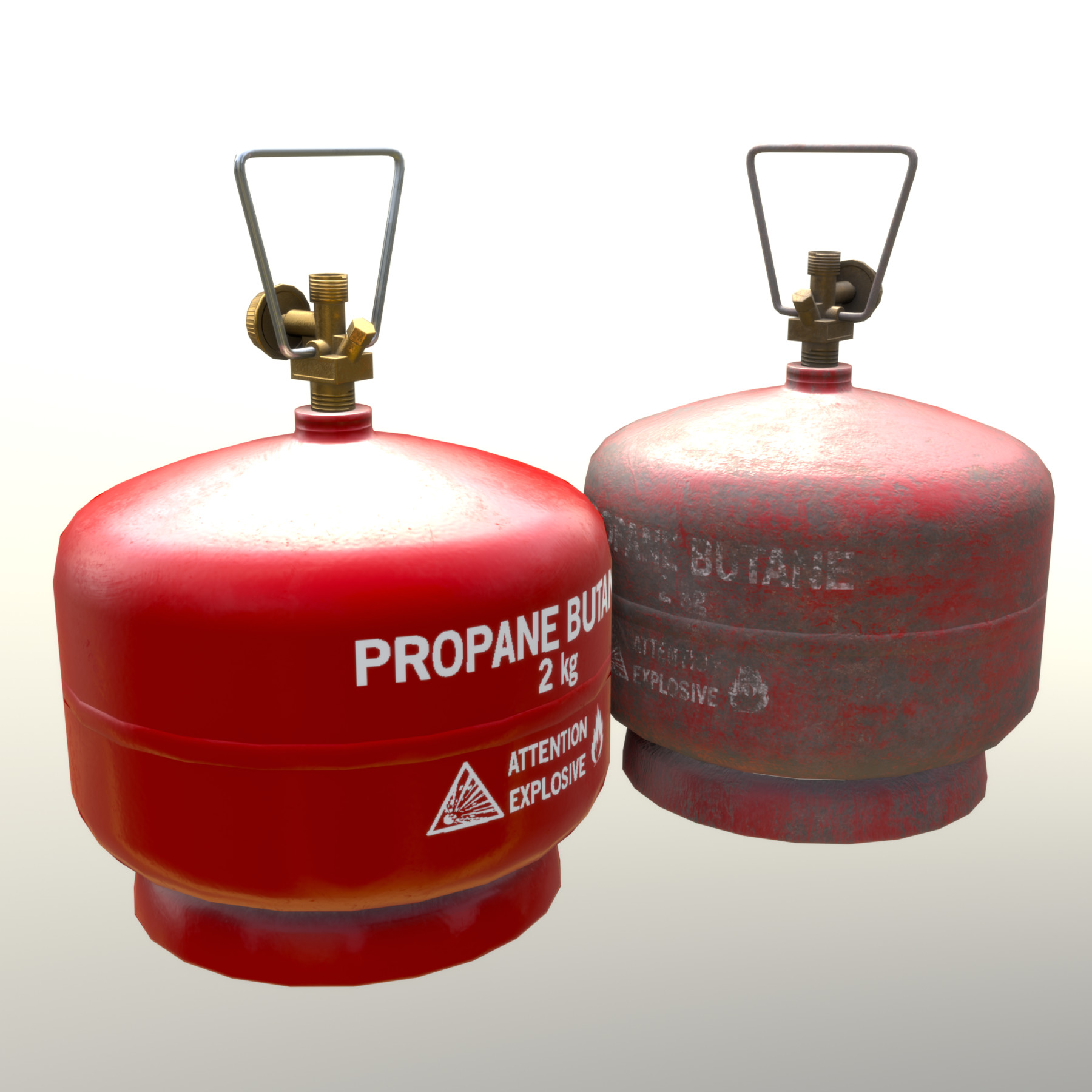 ArtStation Gas Cylinder Collection Game Assets