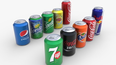 Soda Cans - PBR