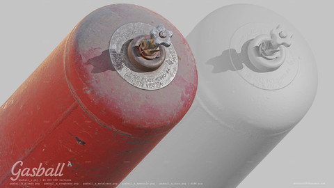 "Gasball A" [gasbag] 3D Scan PBR
