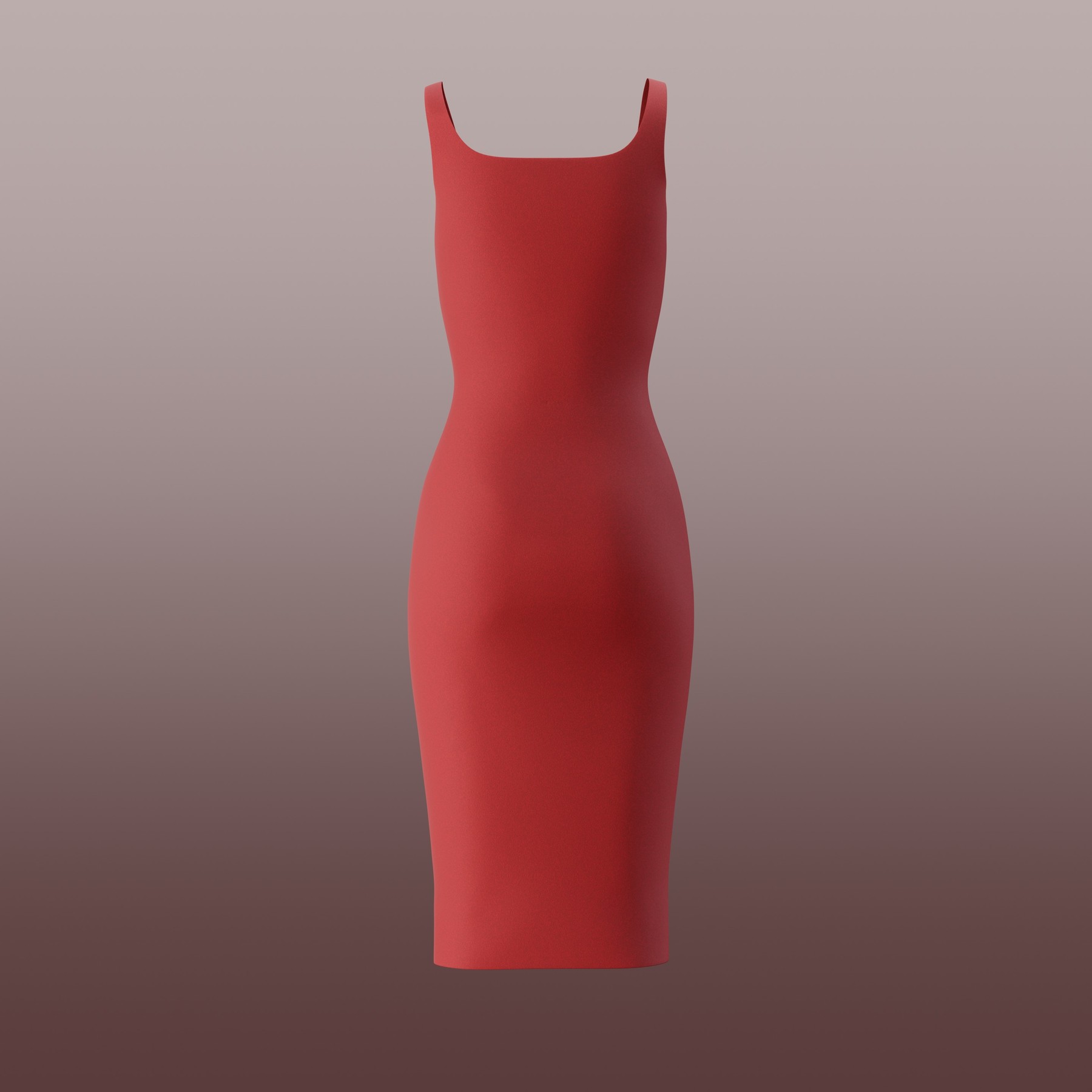 ArtStation - Bodycon pencil dress 3D Model | Resources