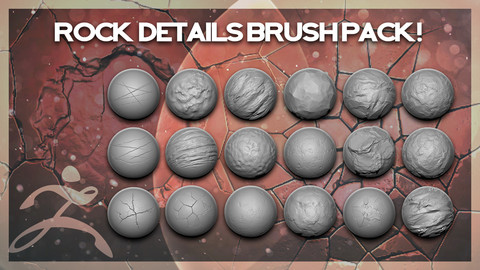 Rocks Details Brush Pack - 32 Brushes!