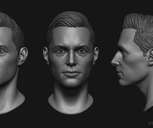 Artstation Head Basemesh Male Resources