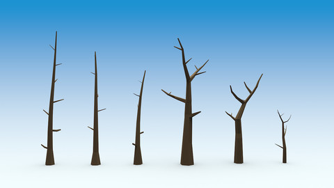 Dried trees