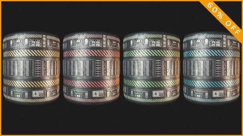 Sci-Fi Wall Material PBR