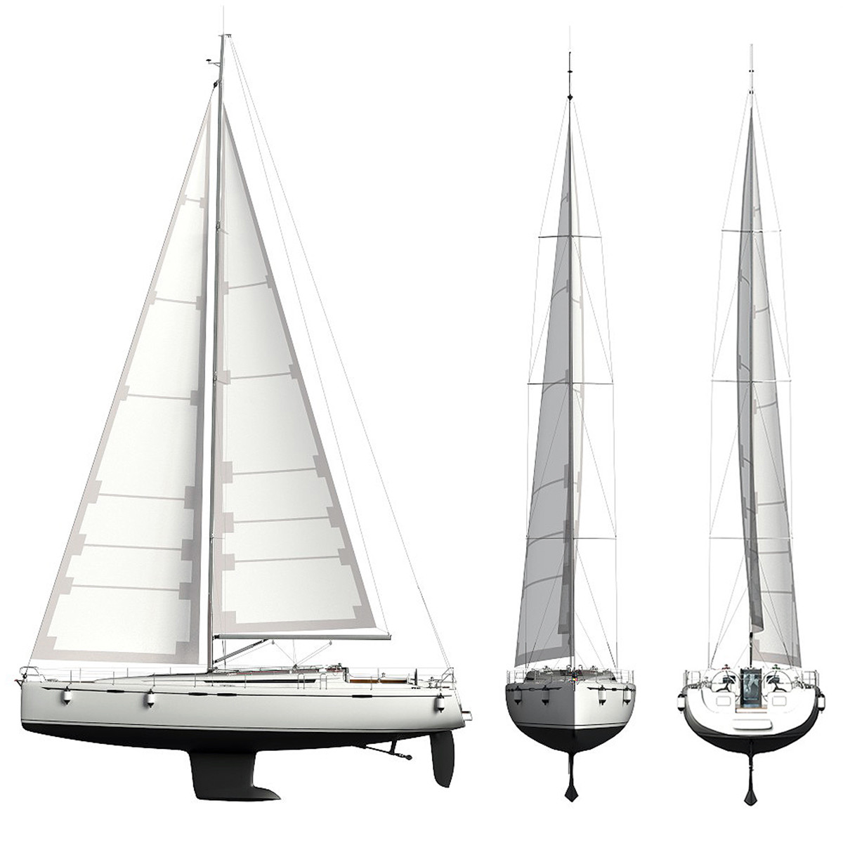 art model yacht