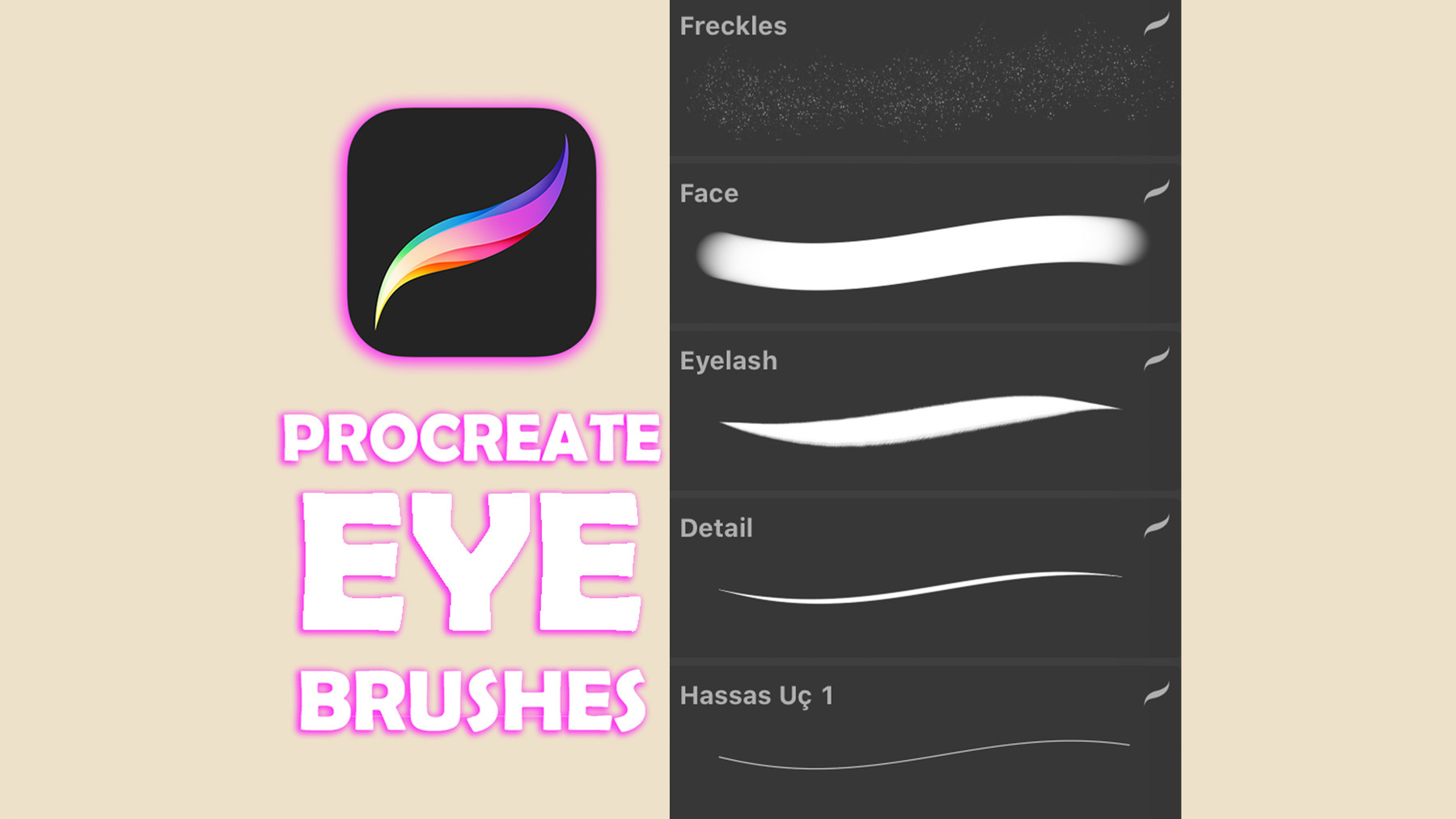 ArtStation Procreate Eye Brushes Brushes