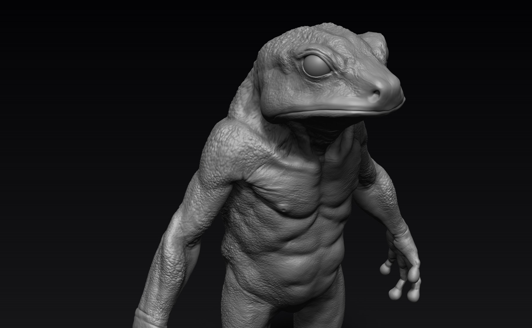 Artstation Frog Creature Sculpt Resources