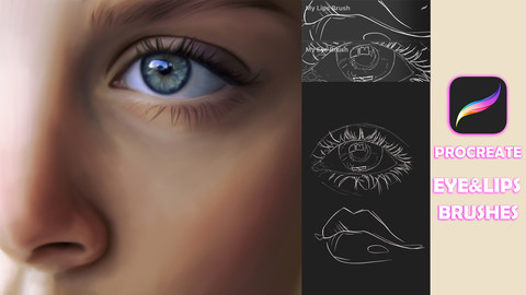 Eye & Lip Brushes for Procreate