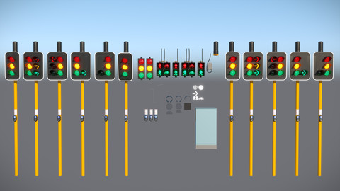 200mm LED Traffic Lanterns / Traffic Lights