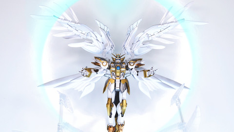 Wing Zero Custom Gunpla build with custom paint job