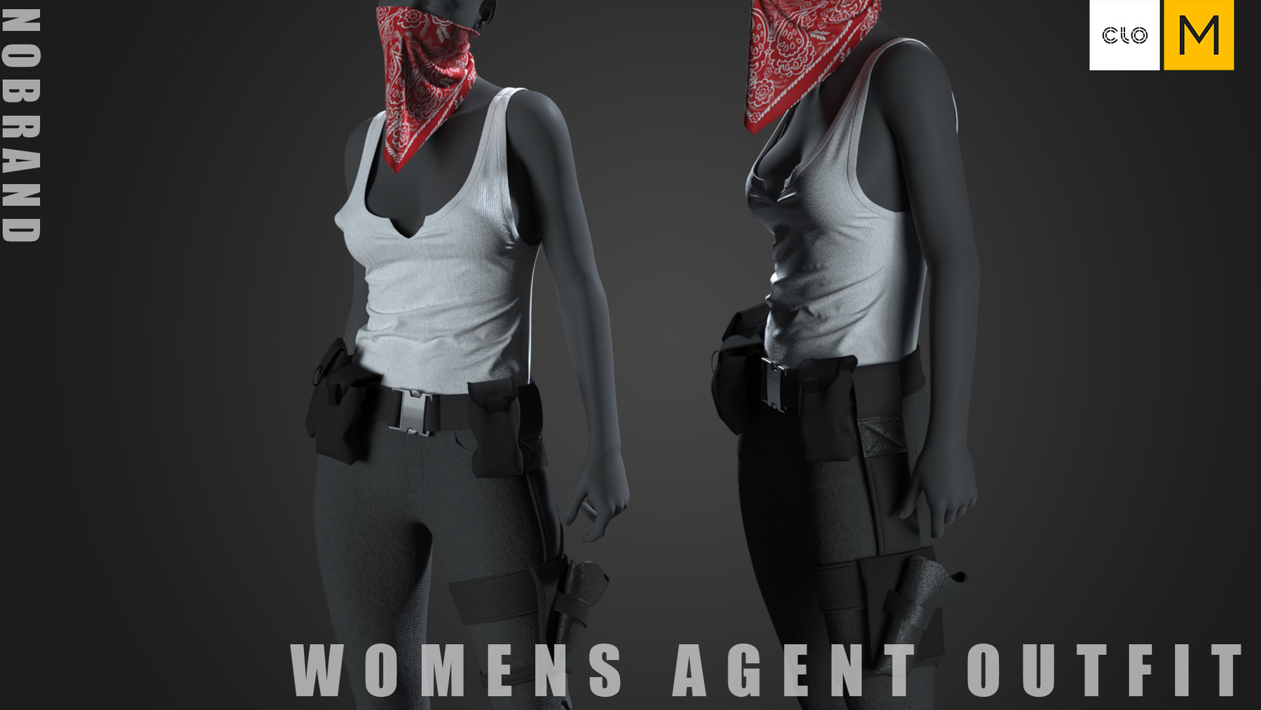 ArtStation - Womens - Agent Outfit | Resources