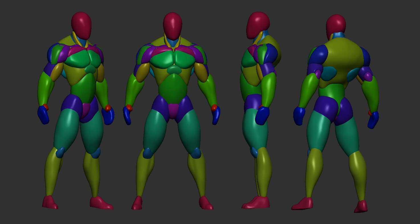 Artstation Base Mesh Stylized Male Resources