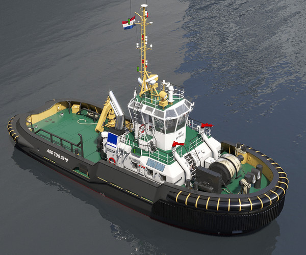 ArtStation - Tugboat ASD 2810 realistic | Resources