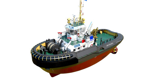Tugboat ASD 2810 realistic