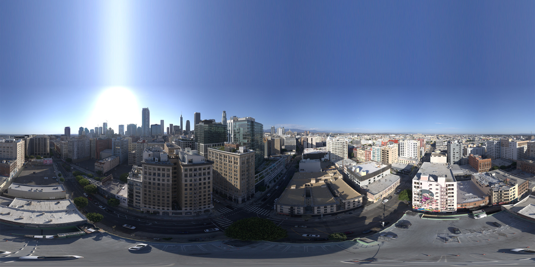 ArtStation - 20K Aerial HDRI Downtown LA | Resources