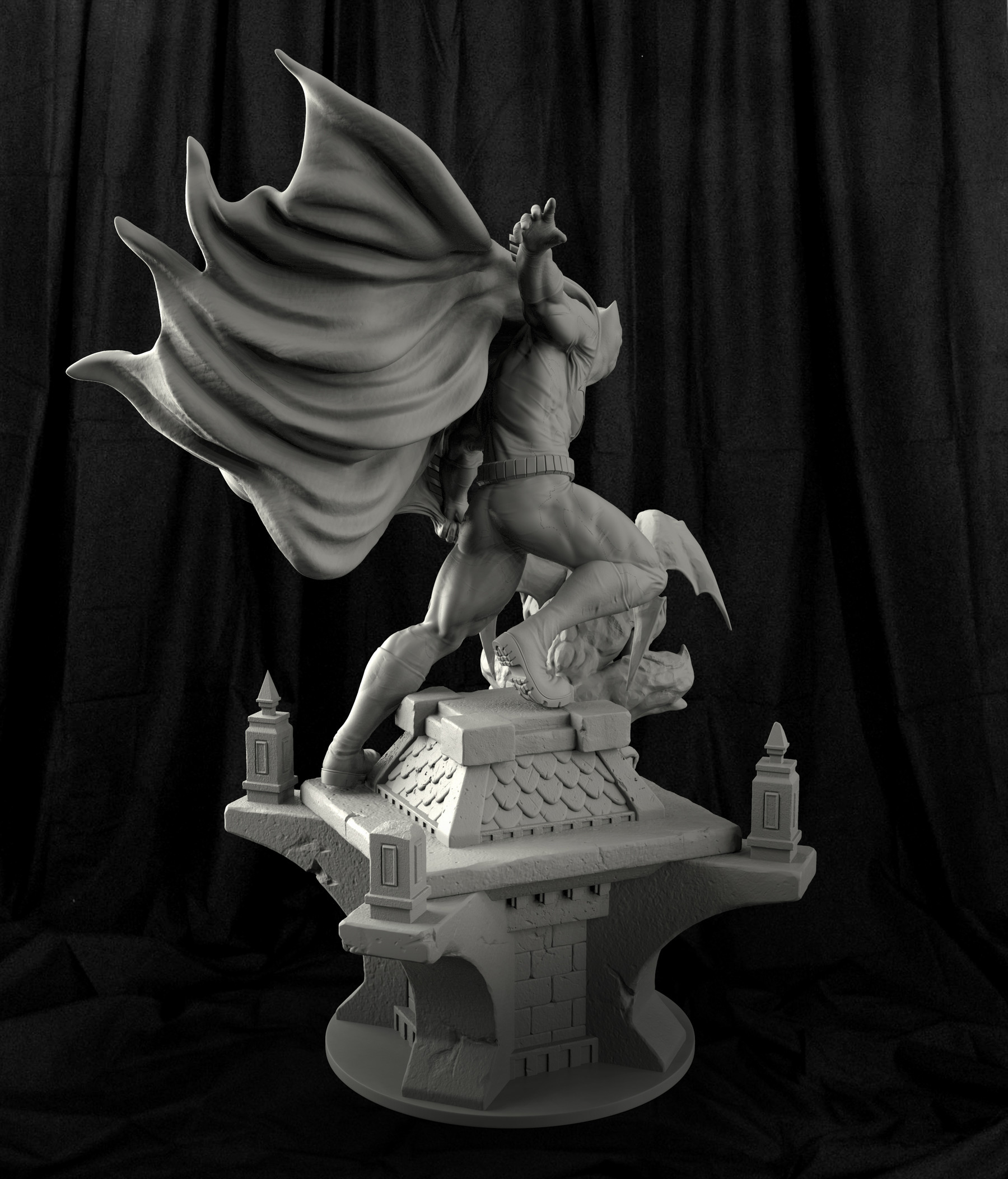 ArtStation - Batman Statue - 3D STL Ready to print | Resources