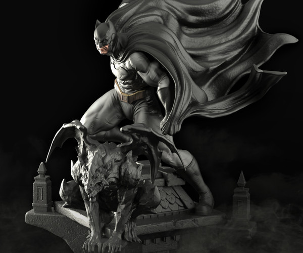 ArtStation - Batman Statue - 3D STL Ready to print | Resources