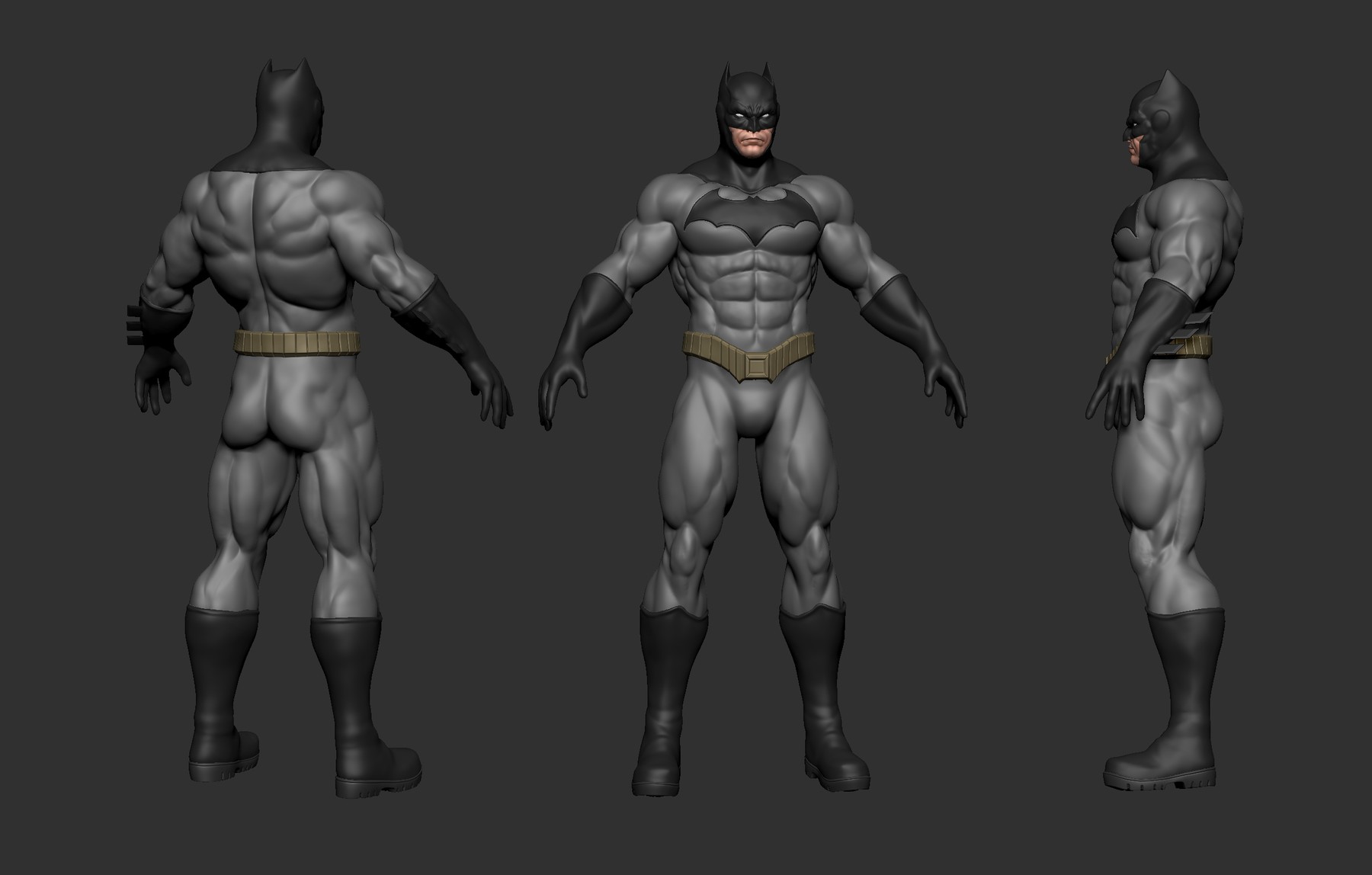 ArtStation - Batman - Superhero Basemesh | Resources