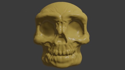 Skull Head for 3d Print - Caveira 3D print model