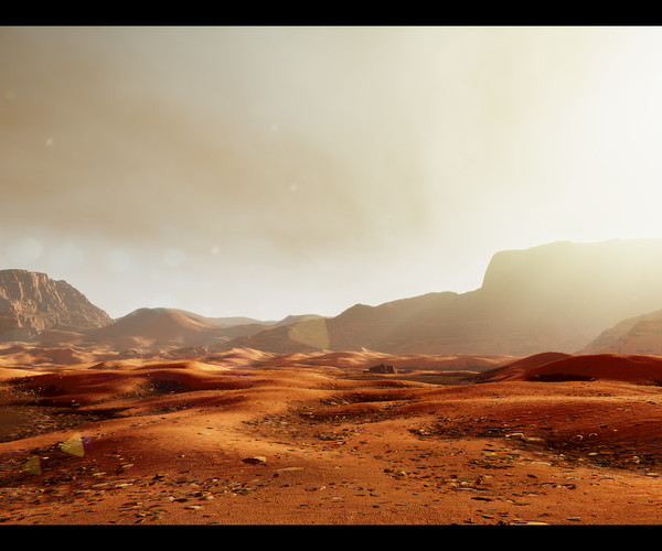 ArtStation - [Unity Project 2017+] Mars Planet Environment | Game Assets