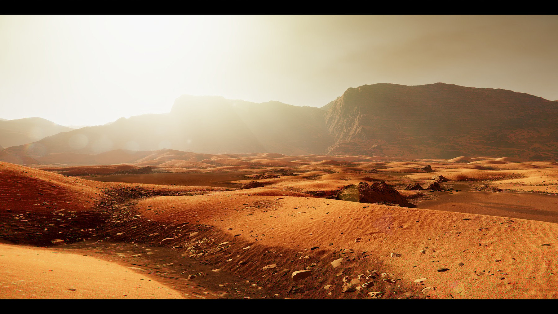 ArtStation - [Unity Project 2017+] Mars Planet Environment | Game Assets