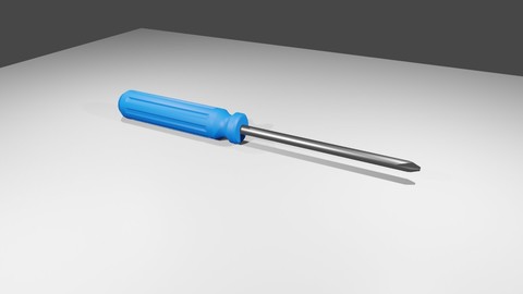 Philips Screwdriver Tool - Ferramenta Chave Philips Low-poly 3D model