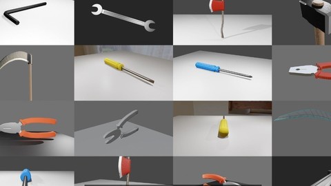 Tools Full Pack - Pacote de Ferramentas 3D Model Collection