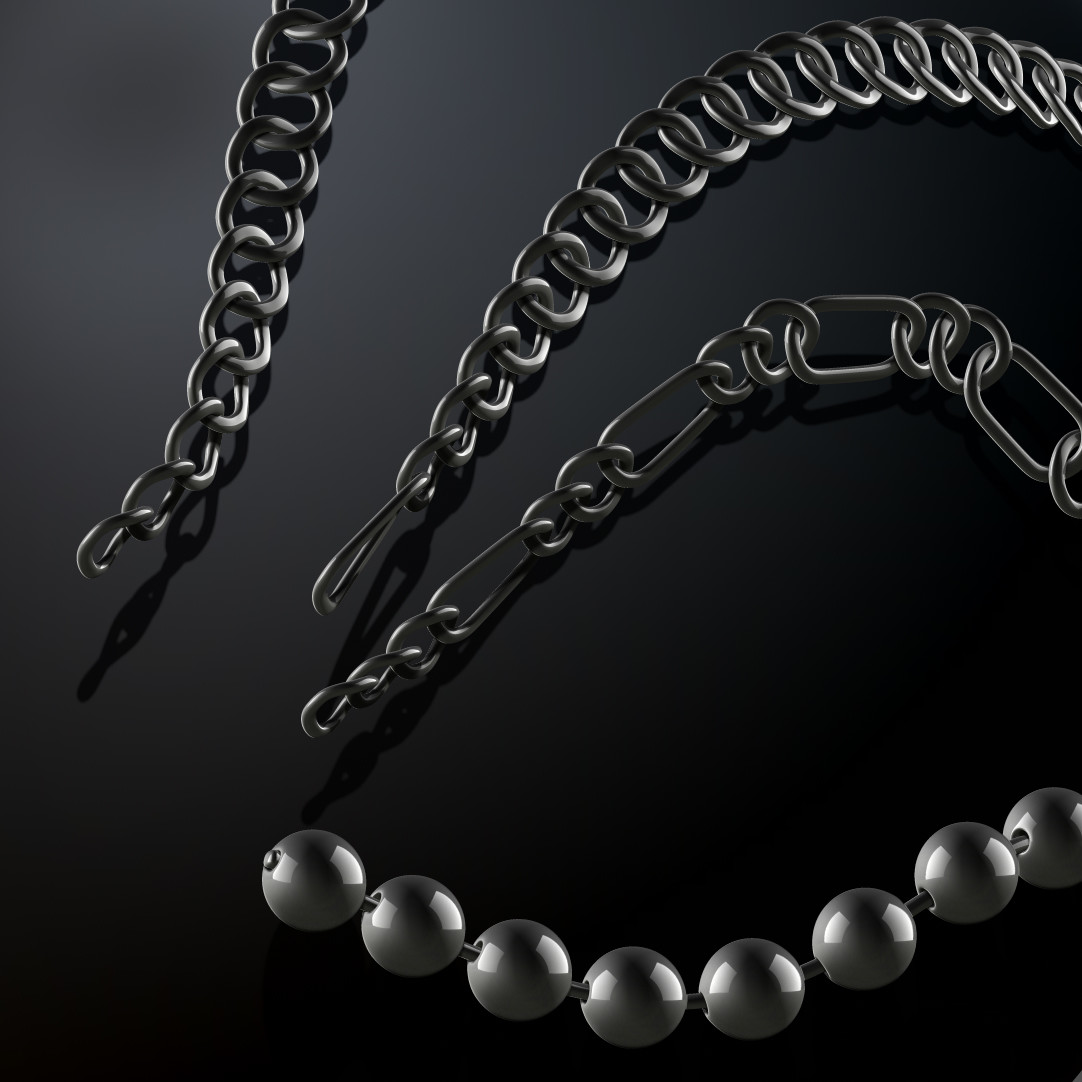 chain necklace zbrush