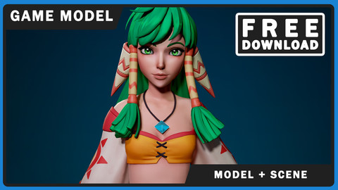 Feena - Model & Toolbag Scene