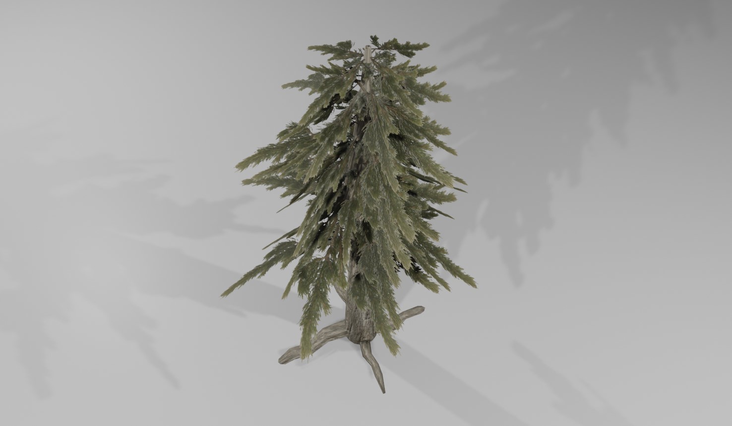 how many vertices blender trees