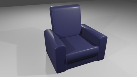 Armchair - Couch - Sofa - Poltrona 3D model