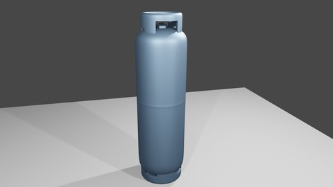 Gas Cylinder - Canister - Botijao P45 3D model