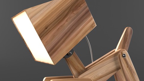 Dogi Adjustable Wooden Table Lamp