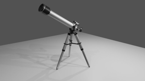 Telescope - Lunette - Telescopio - Luneta 3D model