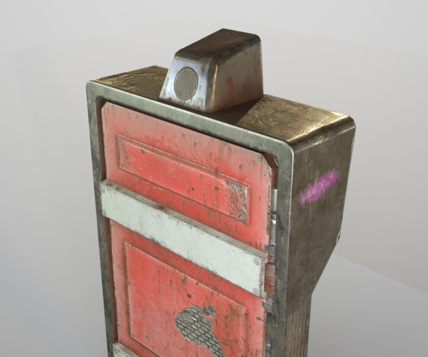 ArtStation Cyberpunk scifi security door Game Assets