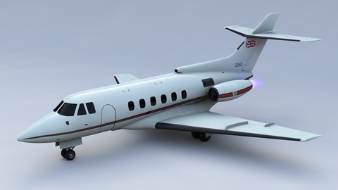 British Aerospace 125 3D Model